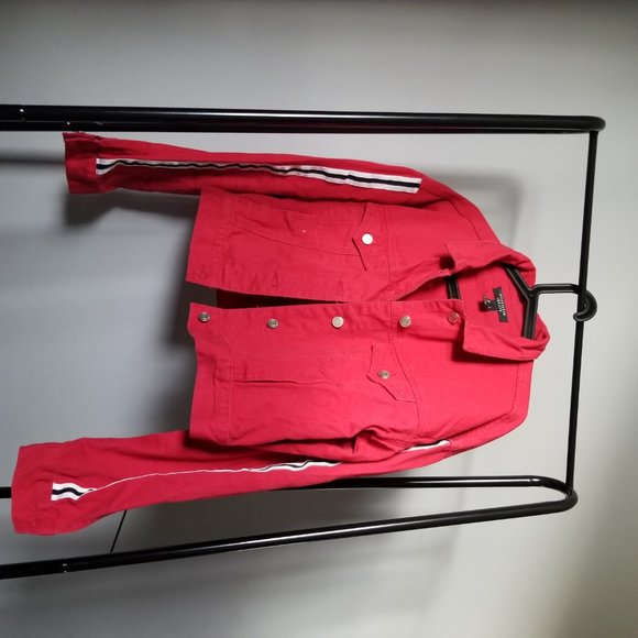 Red Denim Jacket - Picture 2 of 4